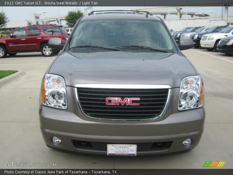 Mocha Steel Metallic / Light Tan 2012 GMC Yukon SLT