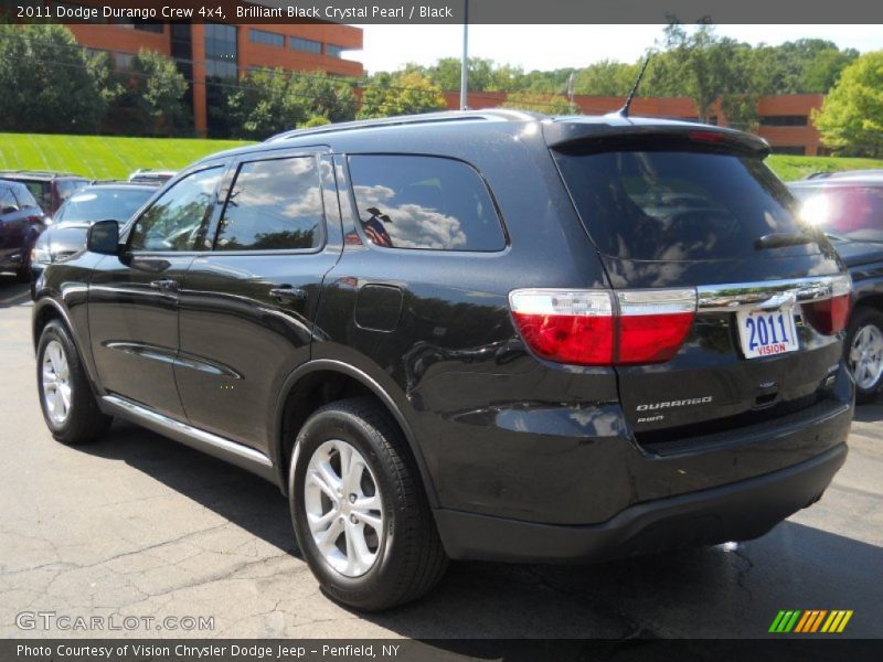 Brilliant Black Crystal Pearl / Black 2011 Dodge Durango Crew 4x4