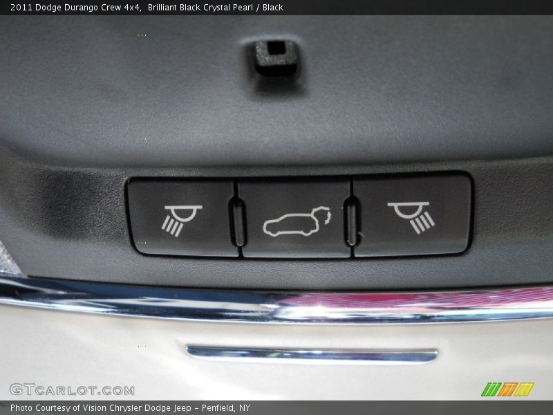 Brilliant Black Crystal Pearl / Black 2011 Dodge Durango Crew 4x4