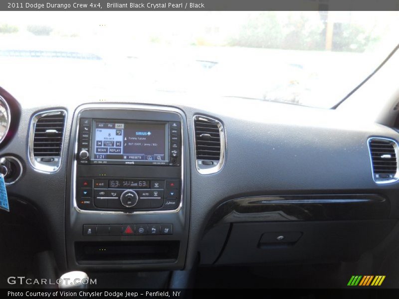 Brilliant Black Crystal Pearl / Black 2011 Dodge Durango Crew 4x4