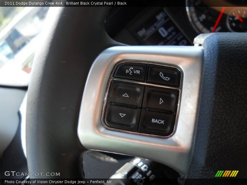 Brilliant Black Crystal Pearl / Black 2011 Dodge Durango Crew 4x4