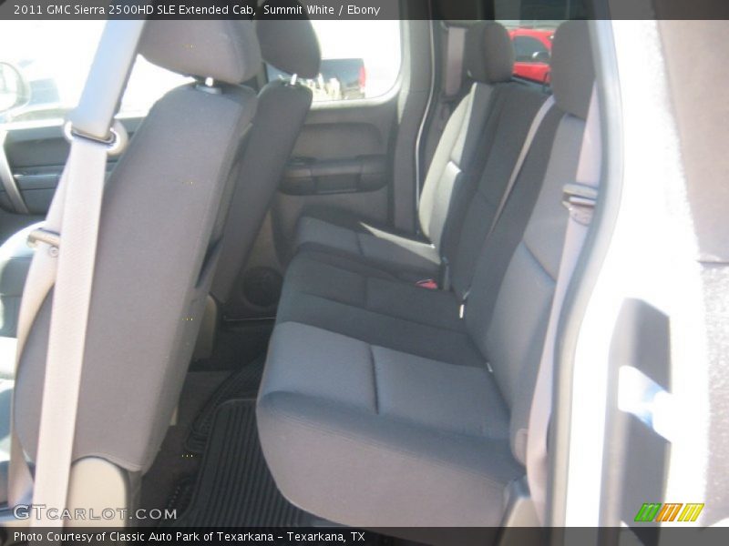 Summit White / Ebony 2011 GMC Sierra 2500HD SLE Extended Cab