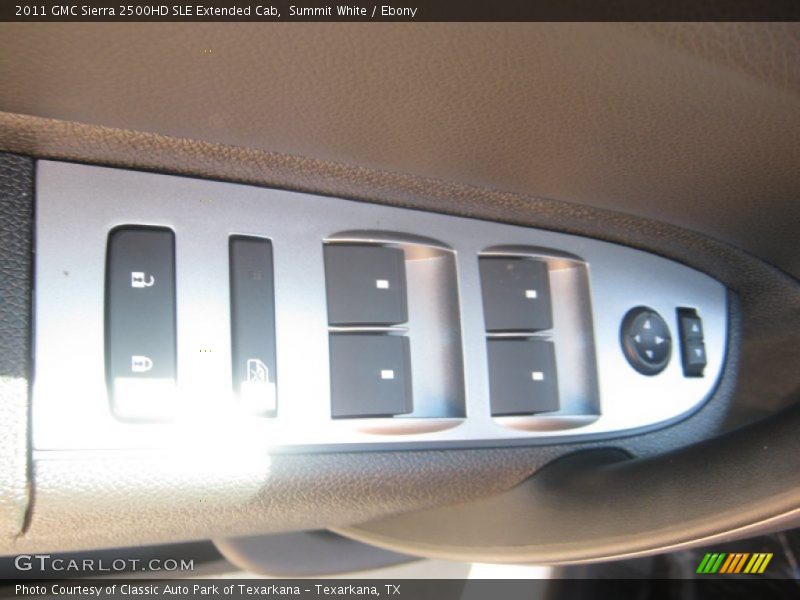Summit White / Ebony 2011 GMC Sierra 2500HD SLE Extended Cab