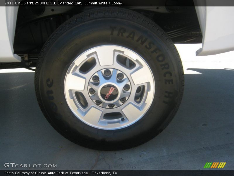 Summit White / Ebony 2011 GMC Sierra 2500HD SLE Extended Cab