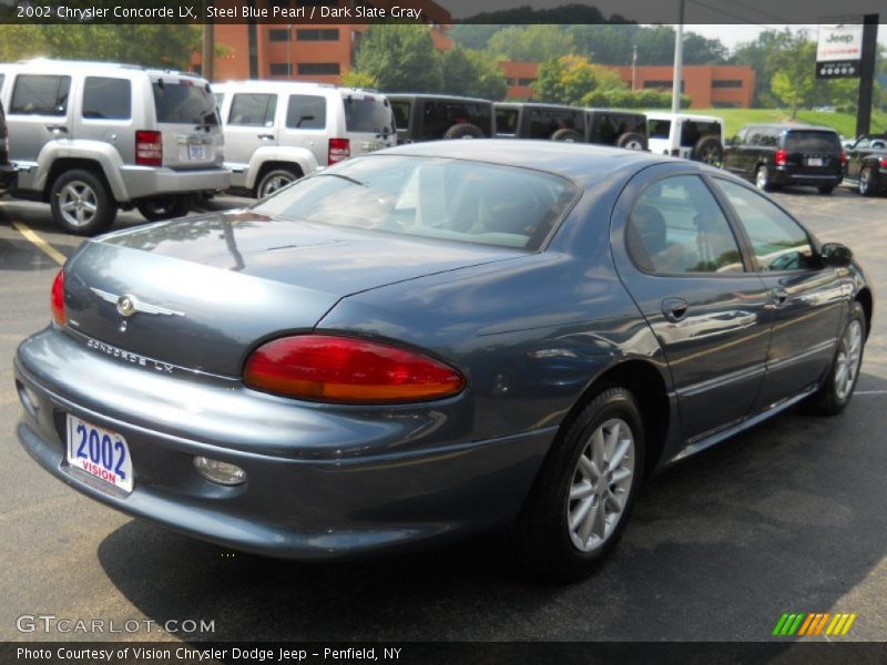 Steel Blue Pearl / Dark Slate Gray 2002 Chrysler Concorde LX