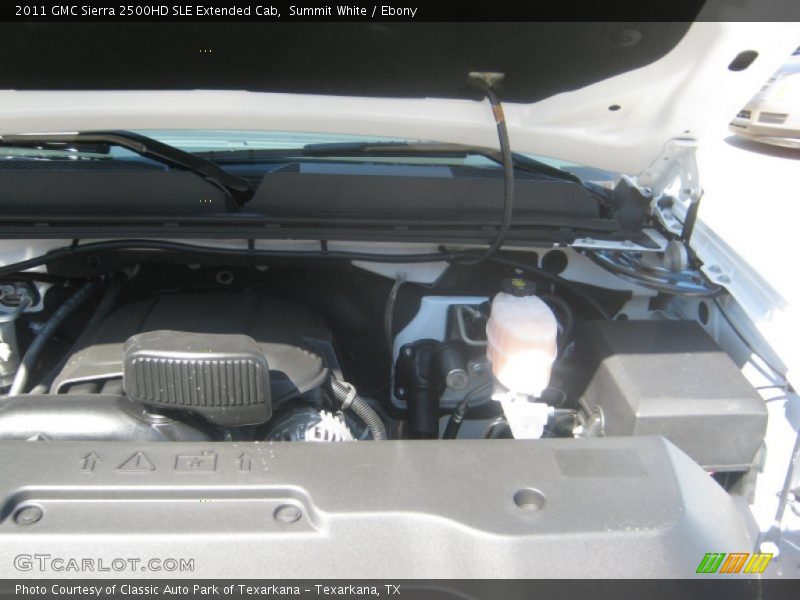 Summit White / Ebony 2011 GMC Sierra 2500HD SLE Extended Cab