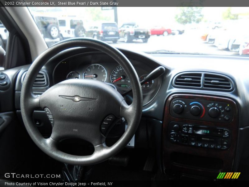 Steel Blue Pearl / Dark Slate Gray 2002 Chrysler Concorde LX