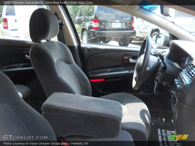 Steel Blue Pearl / Dark Slate Gray 2002 Chrysler Concorde LX