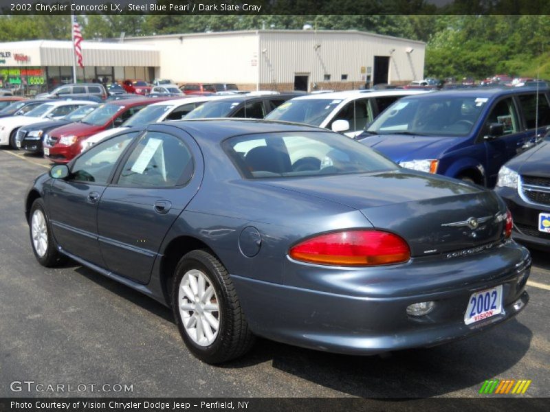 Steel Blue Pearl / Dark Slate Gray 2002 Chrysler Concorde LX