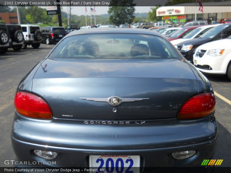 Steel Blue Pearl / Dark Slate Gray 2002 Chrysler Concorde LX