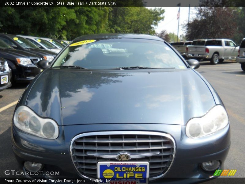 Steel Blue Pearl / Dark Slate Gray 2002 Chrysler Concorde LX