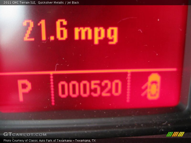 Quicksilver Metallic / Jet Black 2011 GMC Terrain SLE