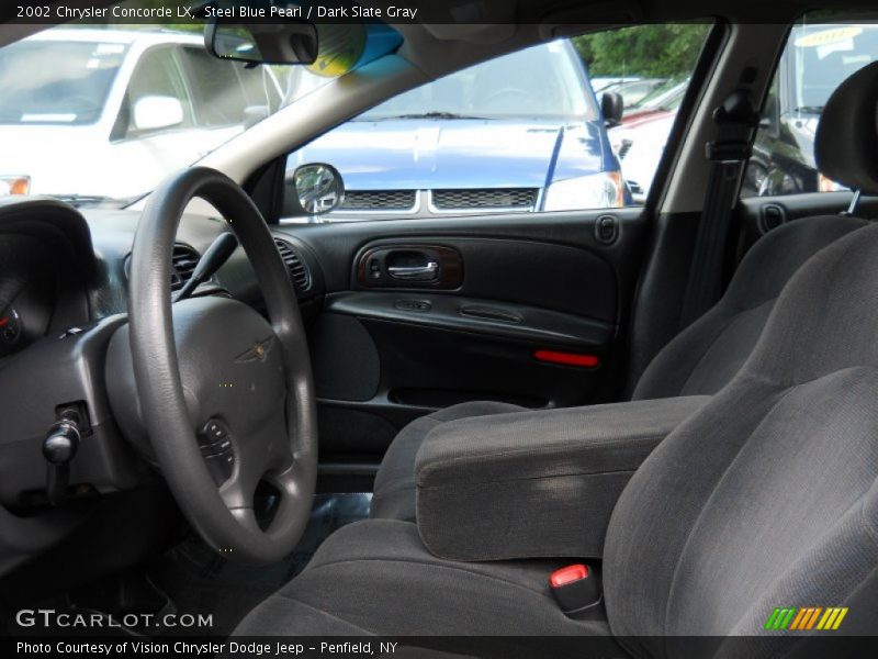 Steel Blue Pearl / Dark Slate Gray 2002 Chrysler Concorde LX