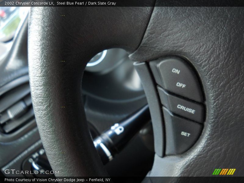 Steel Blue Pearl / Dark Slate Gray 2002 Chrysler Concorde LX