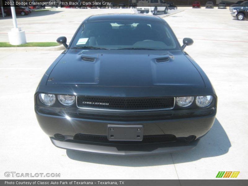Pitch Black / Dark Slate Gray 2012 Dodge Challenger SXT