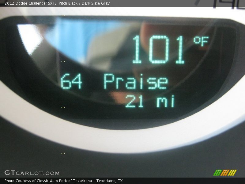 Pitch Black / Dark Slate Gray 2012 Dodge Challenger SXT