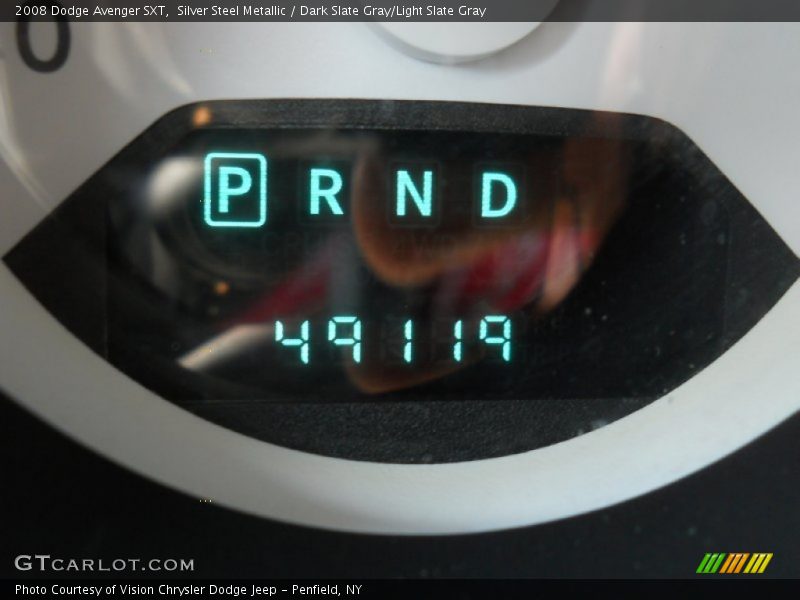 Silver Steel Metallic / Dark Slate Gray/Light Slate Gray 2008 Dodge Avenger SXT