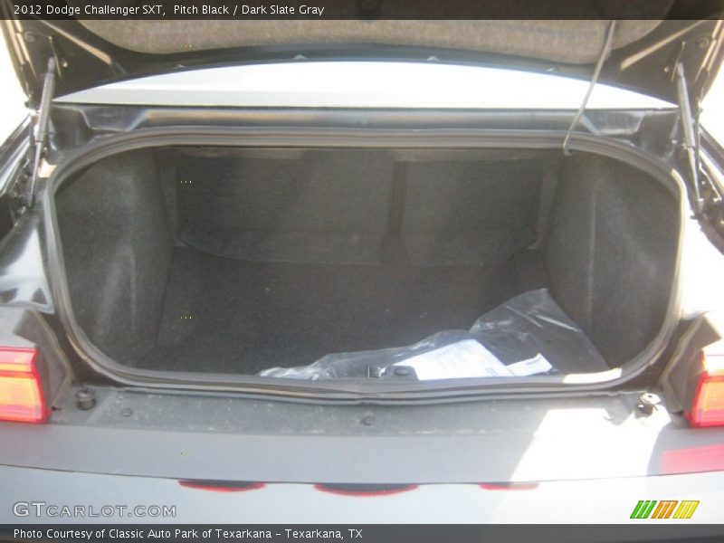 Pitch Black / Dark Slate Gray 2012 Dodge Challenger SXT