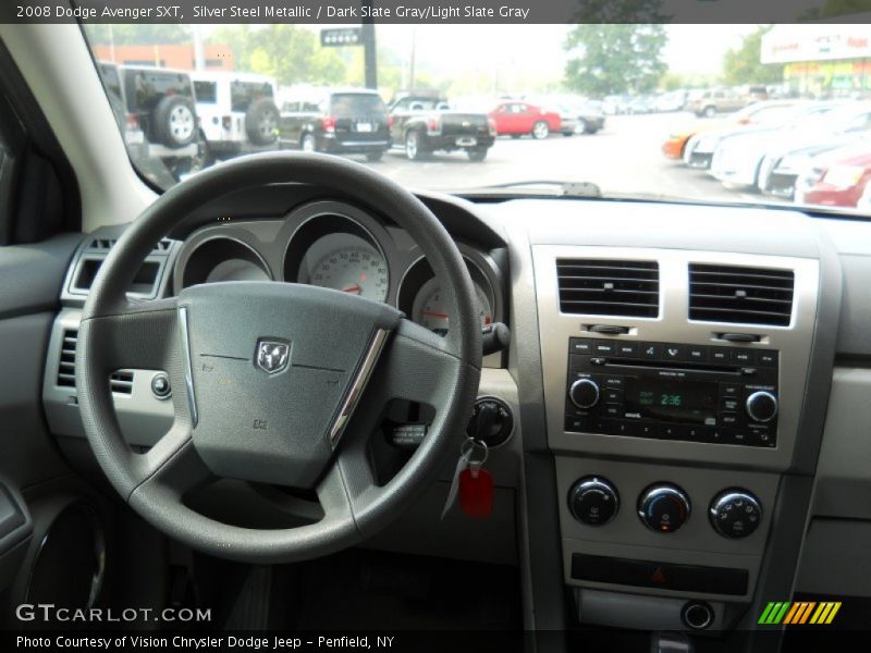 Silver Steel Metallic / Dark Slate Gray/Light Slate Gray 2008 Dodge Avenger SXT