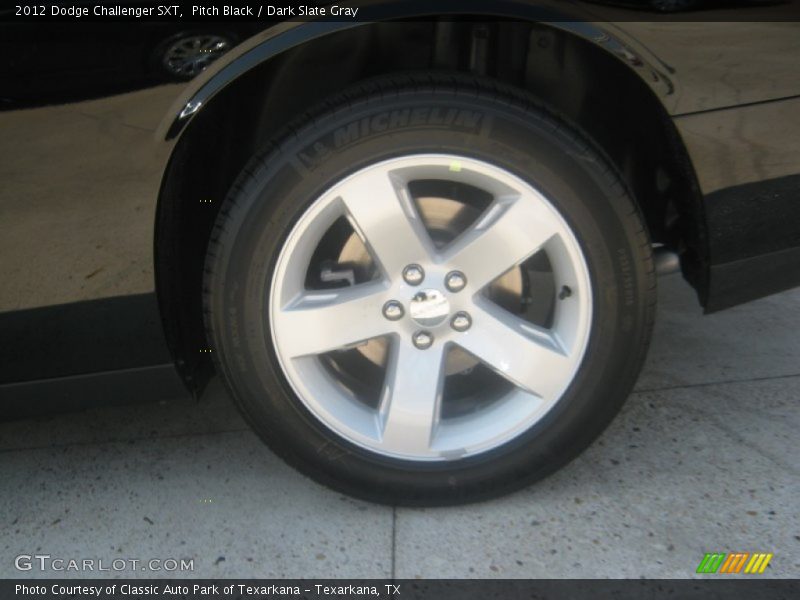 Pitch Black / Dark Slate Gray 2012 Dodge Challenger SXT