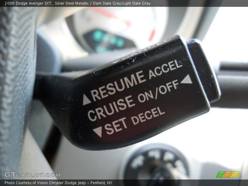 Silver Steel Metallic / Dark Slate Gray/Light Slate Gray 2008 Dodge Avenger SXT