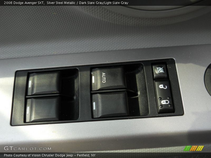 Silver Steel Metallic / Dark Slate Gray/Light Slate Gray 2008 Dodge Avenger SXT
