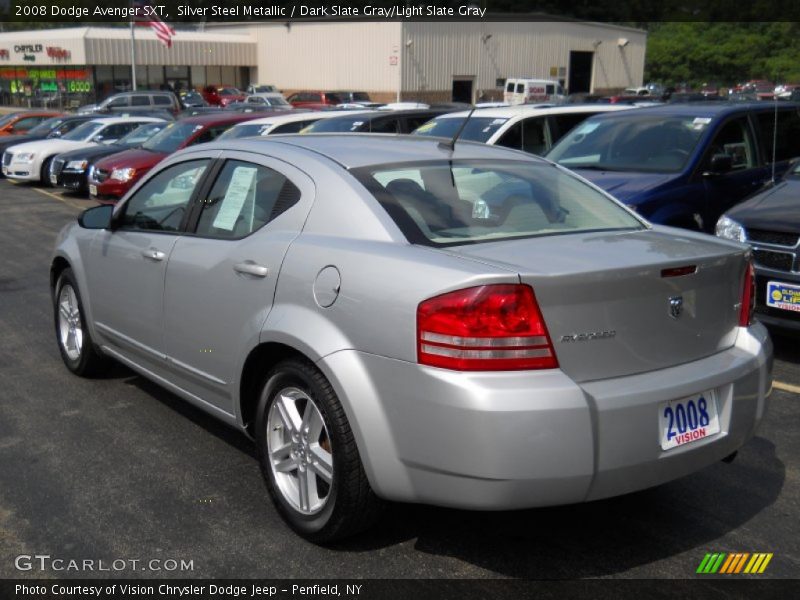 Silver Steel Metallic / Dark Slate Gray/Light Slate Gray 2008 Dodge Avenger SXT