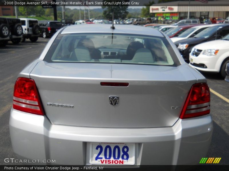 Silver Steel Metallic / Dark Slate Gray/Light Slate Gray 2008 Dodge Avenger SXT