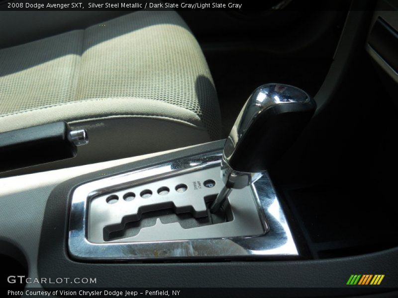 Silver Steel Metallic / Dark Slate Gray/Light Slate Gray 2008 Dodge Avenger SXT