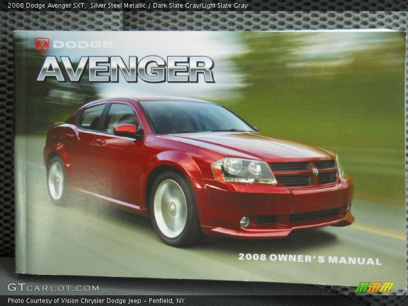 Silver Steel Metallic / Dark Slate Gray/Light Slate Gray 2008 Dodge Avenger SXT