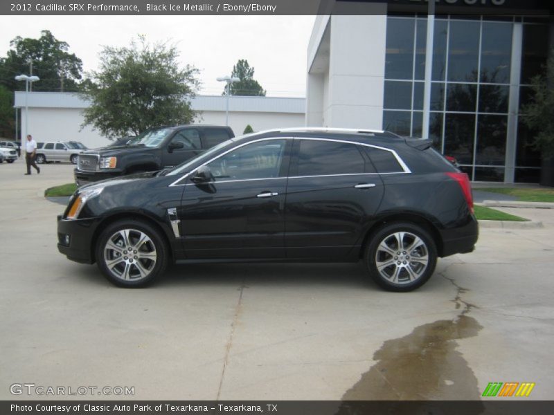 Black Ice Metallic / Ebony/Ebony 2012 Cadillac SRX Performance