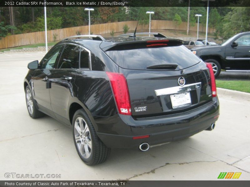 Black Ice Metallic / Ebony/Ebony 2012 Cadillac SRX Performance