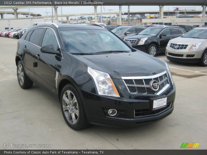 Black Ice Metallic / Ebony/Ebony 2012 Cadillac SRX Performance