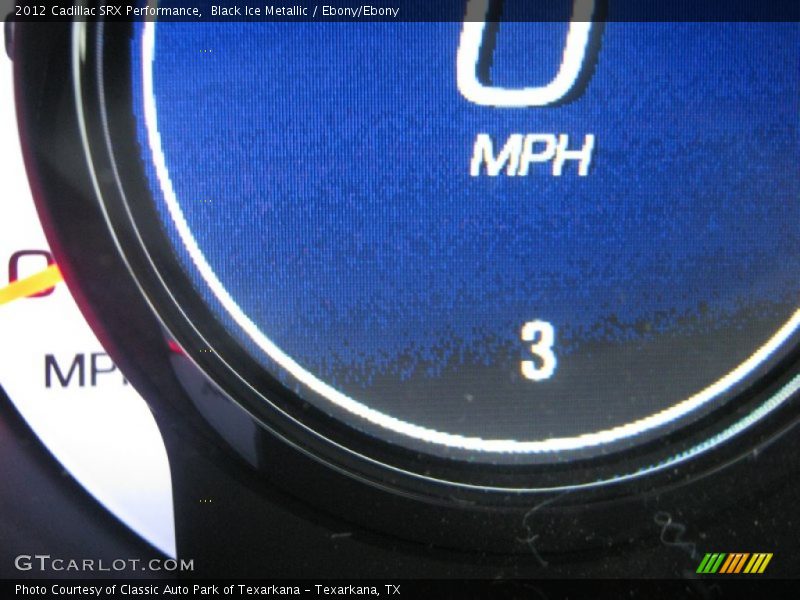 Black Ice Metallic / Ebony/Ebony 2012 Cadillac SRX Performance