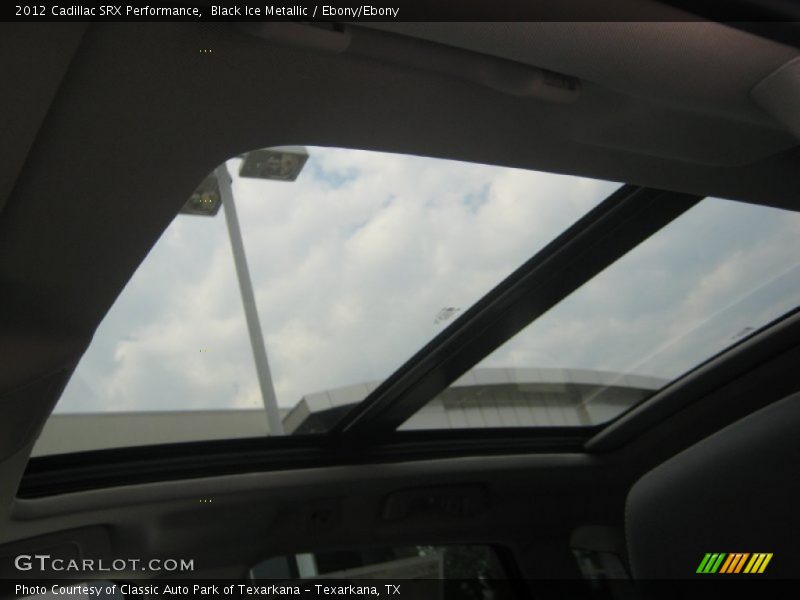 Black Ice Metallic / Ebony/Ebony 2012 Cadillac SRX Performance