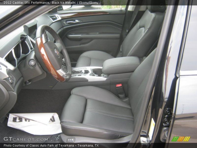 Black Ice Metallic / Ebony/Ebony 2012 Cadillac SRX Performance