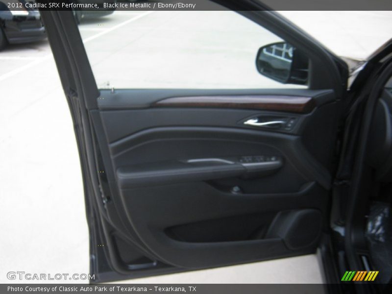 Black Ice Metallic / Ebony/Ebony 2012 Cadillac SRX Performance
