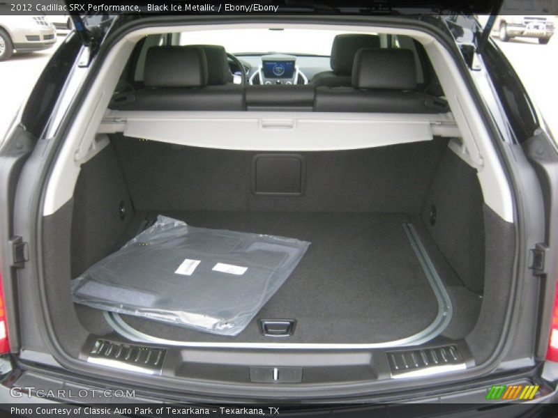 Black Ice Metallic / Ebony/Ebony 2012 Cadillac SRX Performance