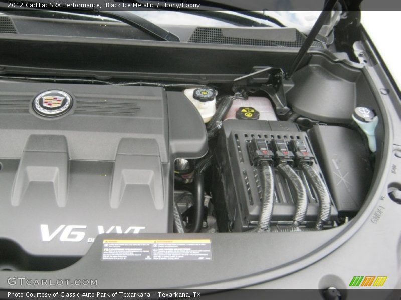 Black Ice Metallic / Ebony/Ebony 2012 Cadillac SRX Performance