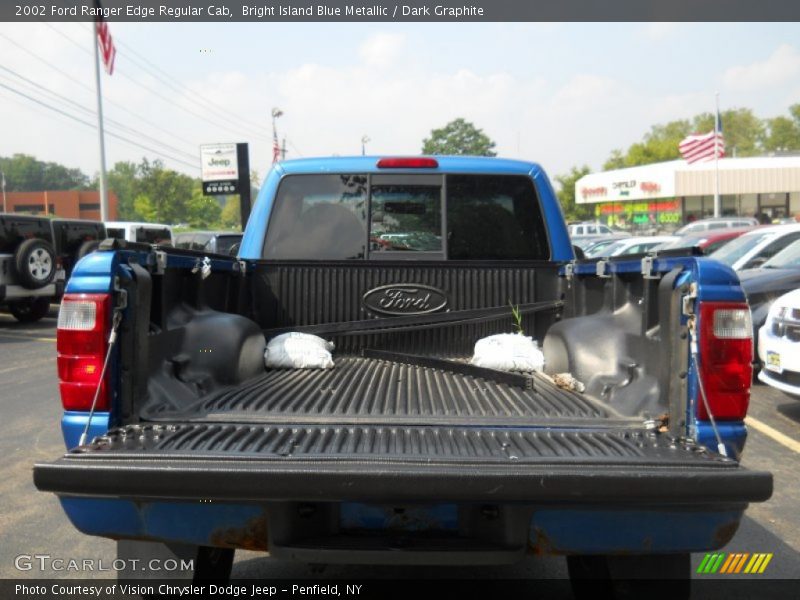 Bright Island Blue Metallic / Dark Graphite 2002 Ford Ranger Edge Regular Cab