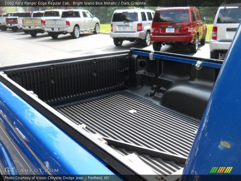 Bright Island Blue Metallic / Dark Graphite 2002 Ford Ranger Edge Regular Cab