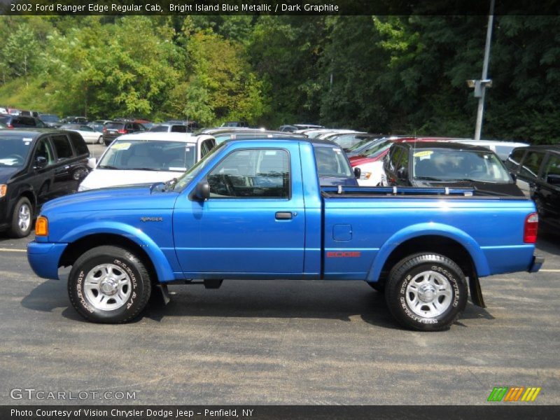  2002 Ranger Edge Regular Cab Bright Island Blue Metallic