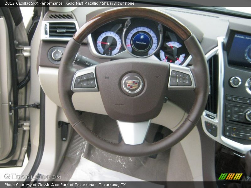 Gold Mist Metallic / Shale/Brownstone 2012 Cadillac SRX Performance
