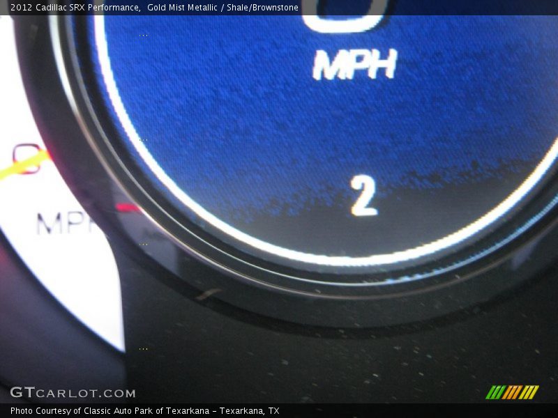Gold Mist Metallic / Shale/Brownstone 2012 Cadillac SRX Performance