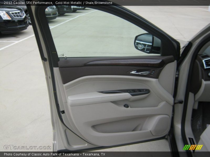 Gold Mist Metallic / Shale/Brownstone 2012 Cadillac SRX Performance