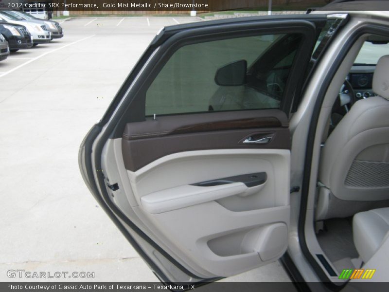 Gold Mist Metallic / Shale/Brownstone 2012 Cadillac SRX Performance