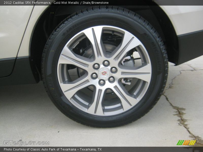 Gold Mist Metallic / Shale/Brownstone 2012 Cadillac SRX Performance