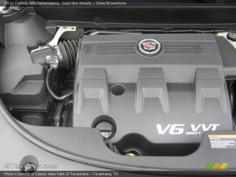 Gold Mist Metallic / Shale/Brownstone 2012 Cadillac SRX Performance