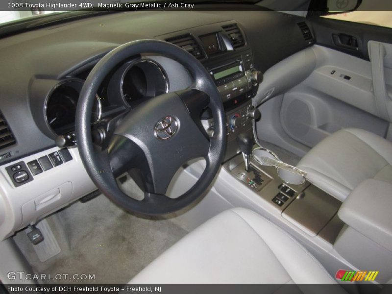 Magnetic Gray Metallic / Ash Gray 2008 Toyota Highlander 4WD