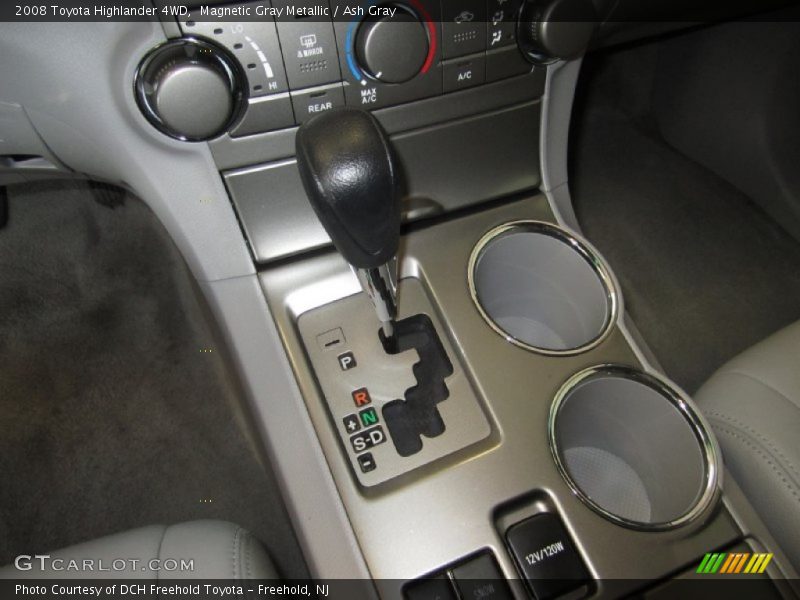 Magnetic Gray Metallic / Ash Gray 2008 Toyota Highlander 4WD
